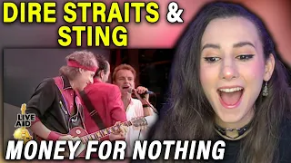 Dire Straits / Sting - Money For Nothing (Live Aid 1985) | Singer Reacts & Musician Analysis