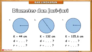 Cara Menghitung Panjang jari-jari dan Diameter Lingkaran Jika Diketahui Kelilingnya