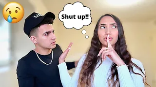 TELLING MY BOYFRIEND TO SHUT UP EVERY TIME HE CALLS ME BABE!!