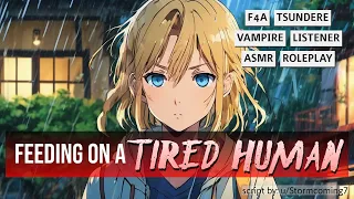 [F4A] Feeding on a Tired Human [Tsundere Speaker] [Vampire Listener] [Wholesome] [Strangers to ???]