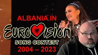 American Reacts to Albania in Eurovision Song Contest (2004-2023)..