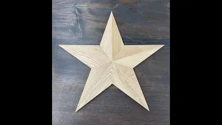 How to make wood star shown in under 60secs