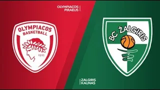 2019.11.15 - Olympiacos Piraeus vs Zalgiris Kaunas 83-74 (Euroleague 2019-20, RS, Game 8)