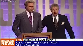 And so this was the Final Jeopardy - Alex Trebek and Will Ferrel on SNL