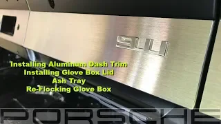 1967 Porsche 911 Video 40  Installing Dash trim and Glove Box