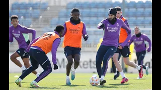 Real Madrid Training 27 Feb: Team prepares for el Clásico | Alaba, Mendy & Rodrygo away