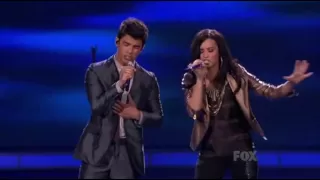 Joe Jonas & Demi Lovato performing 'Make a Wave' on American Idol 03/24/10