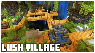 What would a lush cave village look like?