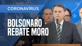 BOLSONARO REBATE MORO APÓS DEMISSÃO DE MINISTRO