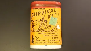 R.E.I. Wilderness Survival Kit from 1972