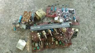 Магнитофон кассетный стереофонический Весна 212 С-4 проверка на содержание  драгоценных металлов