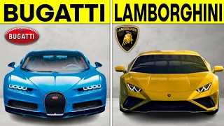 Bugatti और Lamborghini में कौन है बेहतर? Bugatti vs Lamborghini Comparison in Detail