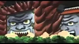 Naruto Kyuubi 4 Tails VS Orochimaru Full Fight