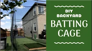 Backyard Batting Cage DIY | Baseball, Cricket, Soccer, Golf & More! | How We Built It!