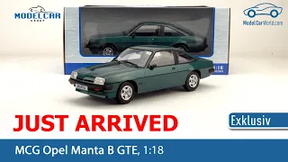 Just arrived - MCG 1:18 Opel Manta B GT/E