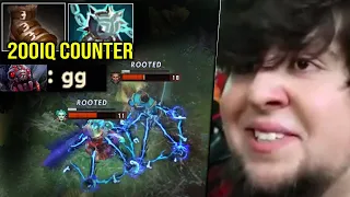 TECHIES OFFLANE 200IQ NEW META Counter vs Broodmother 7.31