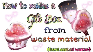 How to make a Gift Box from waste material