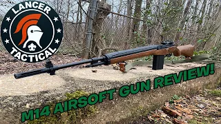 Lancer Tactical LT-732-W M14 Airsoft Gun REVIEW| QSAirsoft