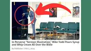 Pouring Syrup on the Bible? Mike Todd Is NOTHING But A SHOWMAN!