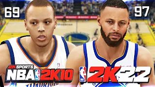 СКОРЮ ЗА СТЕФА КАРРИ В КАЖДОЙ НБА 2К! ● Stephen Curry In Every NBA 2K (NBA 2K10 - NBA 2K22)