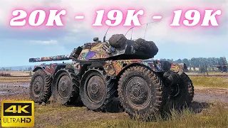 Panhard EBR 105  20K Spot Damage & EBR 105  19K &  EBR 105 19K World of Tanks Replays,WOT tank games