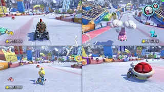 Mario kart 8 deluxe:Gameplay(3 Players)