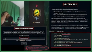 Forsen Receives His First Chat Restriction