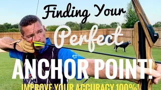 Finding Your Perfect Anchor Point Will Improve Your Accuracy 100% With Traditional Bows!