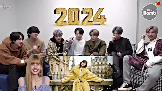BTS Reaction to Lisa "My Only wish" 😄 Cover by Britney Spears [New year 🎊 2024]
