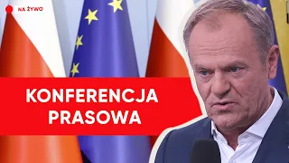 Konferencja prasowa premiera. Donald Tusk: Pożegnają się z pracą