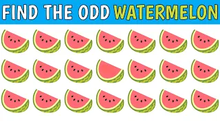 Find the odd one out | Fruit Edition 🍉 Emoji Quiz Challenge