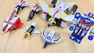 【Powerrangers Jetman All megazord】テトラボーイSMP記念⁉︎鳥人戦隊ジェットマンの全DXロボで遊んでみた