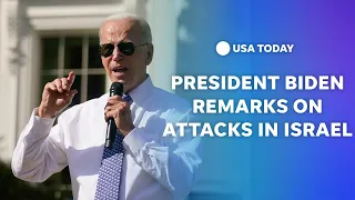 Watch: President Joe Biden delivers remarks on the attacks in Israel