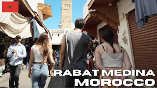 Walking Tour Rabat Medina Morocco - 4K HDR 60 FPS