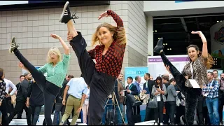 HUGE Flash Mob Shocks Tradeshow Visitors!