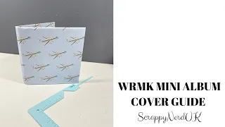 WE R MEMORY KEEPERS BOOK COVER GUIDE REVIEW | QUICKEST MINI ALBUM?? | SCRAPPYNERDUK