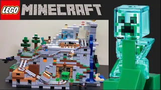 Lego Minecraft |21137| The Mountain Cave Review (2017)! LARGEST LEGO MINECRAFT SET!