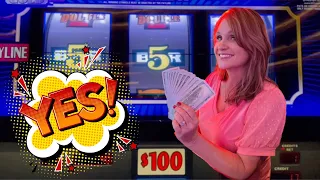 💰$100 Double Gold  Slots Second Spin Jackpot! High Limit Buffalo! | Staceysslots.com