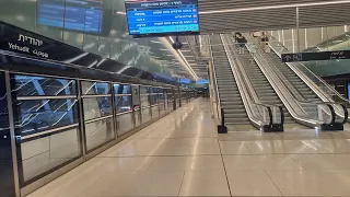 Dankal - Tel Aviv's light rail - underground tunnel הרכבת הקלה בתל אביב