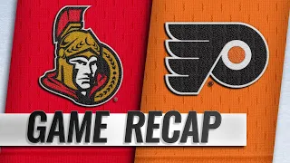 Sens rally to beat Flyers behind Tkachuk, Duchene