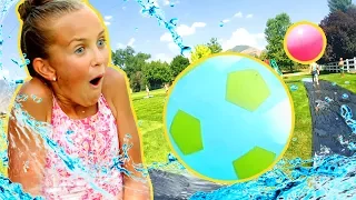 Epic Kiddie Pool Kickball | FunPop! | Slip-n-Slide Kickball