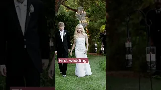 Avril lavigne first and second wedding. Canadian singer