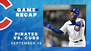 Game Highlights: Canario Crushes Grand Slam for 1st MLB Home Run, Cubs Win 14-1 | 9/19/23