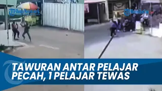 Detik-Detik Tawuran Pelajar di Cikarang, 1 Orang Pelajar Tewas