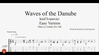 Waves of the Danube (Easy Version) - Guitar Lesson Tabs