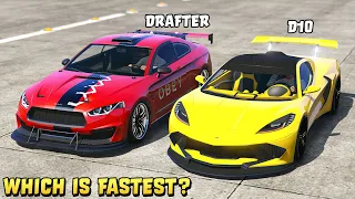 GTA 5 - COQUETTE D10 vs DRAFTER - Which is Fastest?