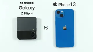 Samsung Z Flip 4 vs iPhone 13 Speed Test & Camera Comparison