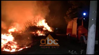 Zjarr ne mesnate ne masivin pyjor te Lezhes, rrezikoi bizneset | ABC News Lajme