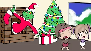 LYNA Y CHOCOBLOX SALVAN LA NAVIDAD DEL GRINCH! ROBLOX THE GRINCH.. (Story)