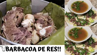 🔴COMO HACER BARBACOA EN CASA!! CON TACOS ,CONSOME Y SALSA (BARBACOA RECIPE) #BARBACOA #TACOSYCONSOME